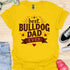 The best bulldog dad ever - V2 - Happy Vintage T-Shirt